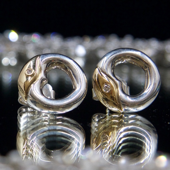 My Movado Set Two Tone Gold Silver and Diamonds - Picture 4 of 7